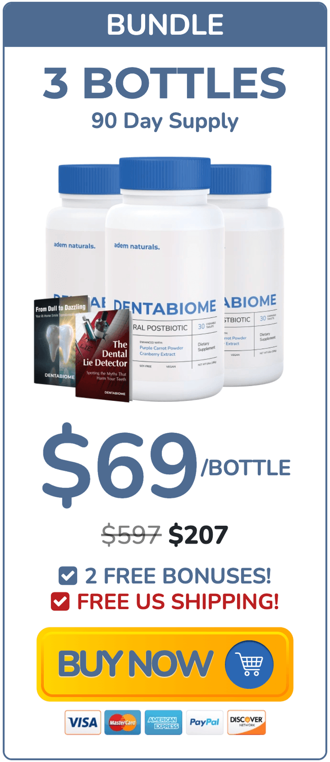 dentabiome buy now 3 bottles